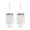 Glitzhome® 18.75" Solar Lit Beaded Wind Chimes, 2ct.